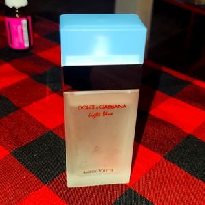 Dolce & Gabbana Light Blue women's perfume. 0.84oz almost full